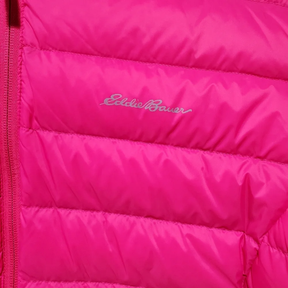 Eddie Bauer Girls Size XL Size‎ 16 Pink Magenta Cirruslite Down Full Zip Jacket